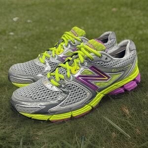 New Balance Run USA Race Shoes Grey Neon Womens 10.5 Fast Ship